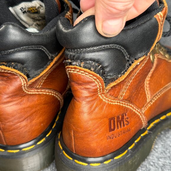 Dr. Martens Teak Safety Boots‎ Made in England  Men\'s 6 Brown Leather Steel Toe main image 9
